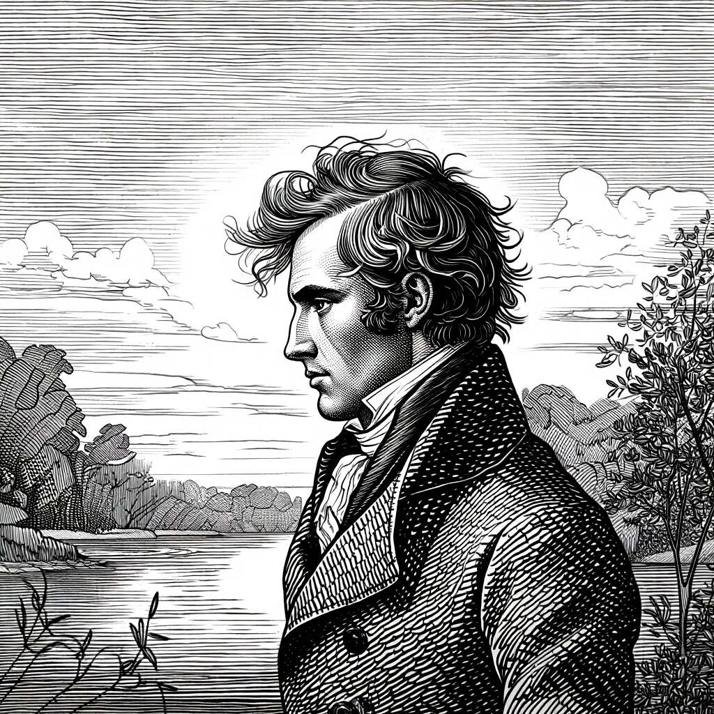 Portrait de Alphonse de Lamartine