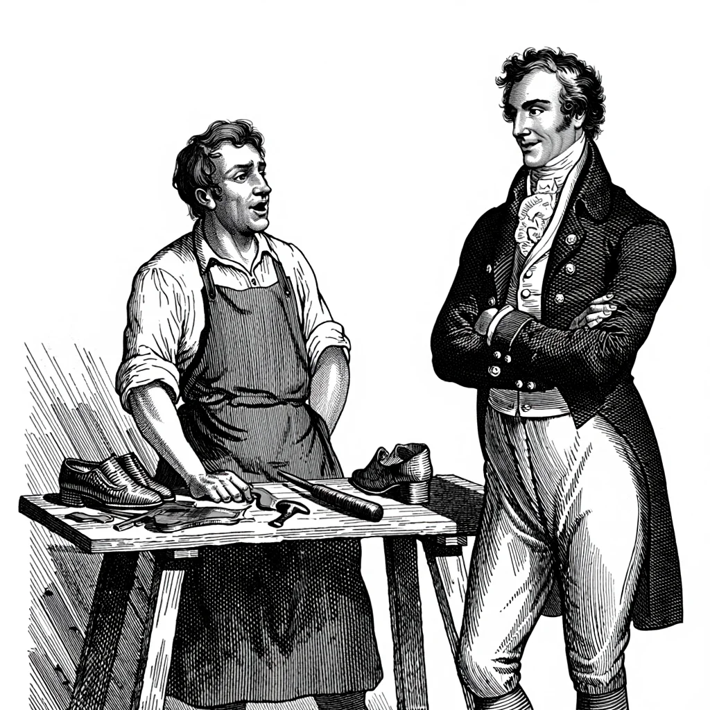 Illustration de Le Savetier et le Financier