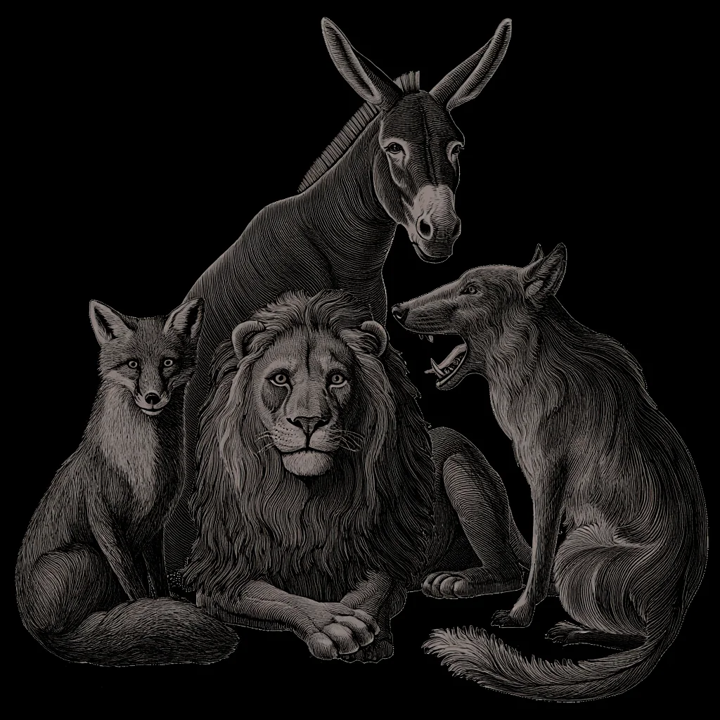 Illustration de Les Animaux malades de la peste